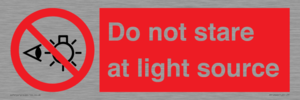 PP12646: Do not stare at light source
