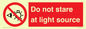 PP12646: Do not stare at light source