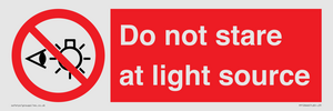 PP12646: Do not stare at light source