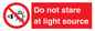 PP12646: Do not stare at light source