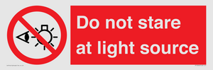 PP12646: Do not stare at light source