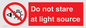 PP12646: Do not stare at light source
