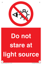PP12646: Do not stare at light source
