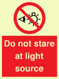 PP12646: Do not stare at light source