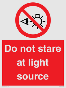 PP12646: Do not stare at light source