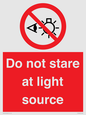 PP12646: Do not stare at light source
