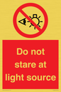PP12646: Do not stare at light source