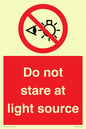 PP12646: Do not stare at light source