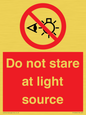 PP12646: Do not stare at light source