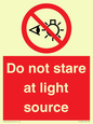 PP12646: Do not stare at light source