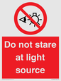 PP12646: Do not stare at light source