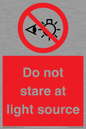 PP12646: Do not stare at light source