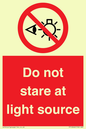 PP12646: Do not stare at light source
