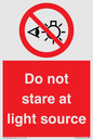 PP12646: Do not stare at light source