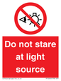 PP12646: Do not stare at light source