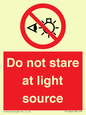 PP12646: Do not stare at light source