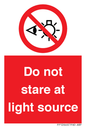 PP12646: Do not stare at light source