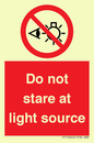 PP12646: Do not stare at light source