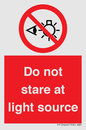 PP12646: Do not stare at light source