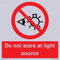 PP12646: Do not stare at light source