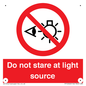 PP12646: Do not stare at light source