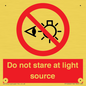 PP12646: Do not stare at light source