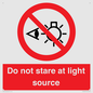 PP12646: Do not stare at light source