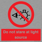 PP12646: Do not stare at light source