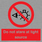 PP12646: Do not stare at light source