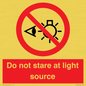 PP12646: Do not stare at light source