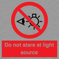 PP12646: Do not stare at light source