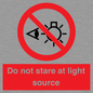 PP12646: Do not stare at light source