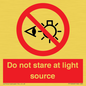 PP12646: Do not stare at light source