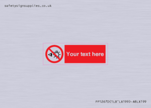 PP12670: Custom Prohibition: Do not stare at light source