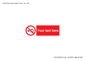 PP12670: Custom Prohibition: Do not stare at light source