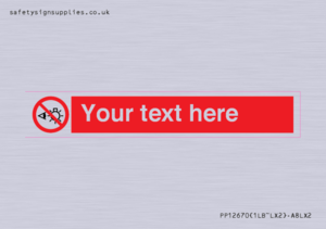 PP12670: Custom Prohibition: Do not stare at light source