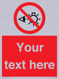 PP12670: Custom Prohibition: Do not stare at light source