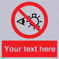 PP12670: Custom Prohibition: Do not stare at light source