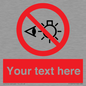 PP12670: Custom Prohibition: Do not stare at light source