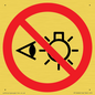 PP12692: Prohibition: Do not stare at light source