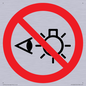 PP12692: Prohibition: Do not stare at light source