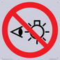 PP12692: Prohibition: Do not stare at light source
