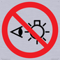 PP12692: Prohibition: Do not stare at light source