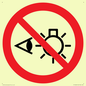 PP12692: Prohibition: Do not stare at light source