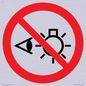 PP12692: Prohibition: Do not stare at light source