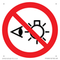 PP12692: Prohibition: Do not stare at light source