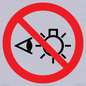 PP12692: Prohibition: Do not stare at light source