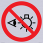PP12692: Prohibition: Do not stare at light source