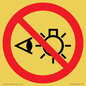 PP12692: Prohibition: Do not stare at light source