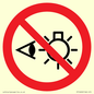 PP12692: Prohibition: Do not stare at light source